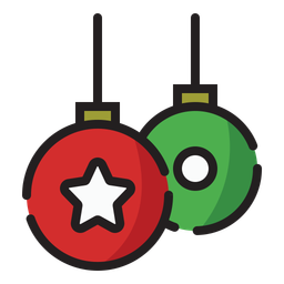 Feliz Navidad-Color Outline  Icono