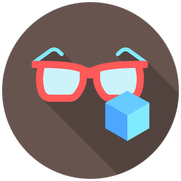 3d glasses  Icon