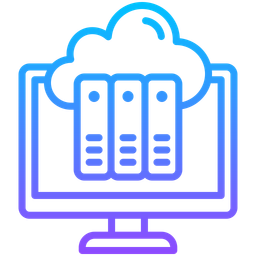 Cloud Library  Icon