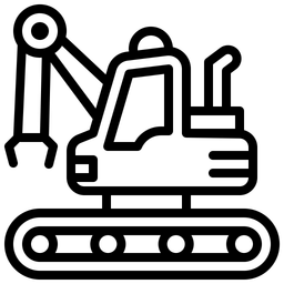 Raupenbagger  Symbol