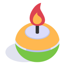 Decorative Candle  Icon