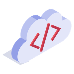 Cloud Coding  Icon