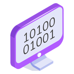 Binary Coding  Icon