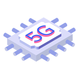 5G Microchip  Icon