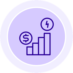 Économie de l'énergie  Icône