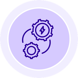 Développement énergétique  Icône