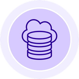 Cloud storage  Icon