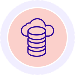 Cloud storage  Icon