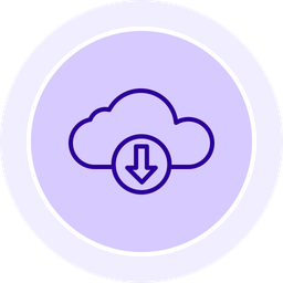 Cloud download  Icon