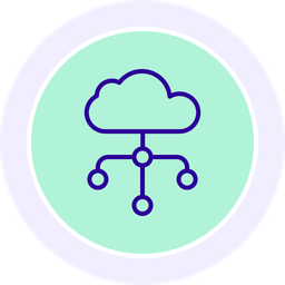 Cloud network  Icon