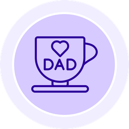 Coffee mug with best dad  Icon