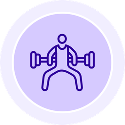 Bodyweight exercises  Icon