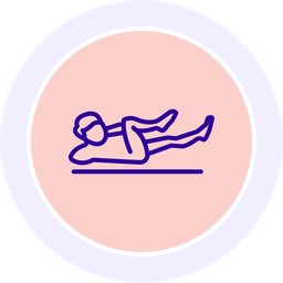Abs Workout Line Icon Icon