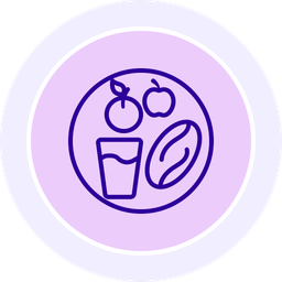 Iftar plate  Icon