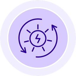 Solar energy efficiency  Icon