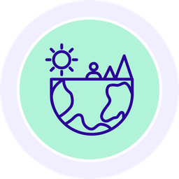 Klimaanpassung  Symbol