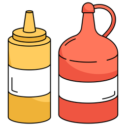 Condiments Bottles  Icon