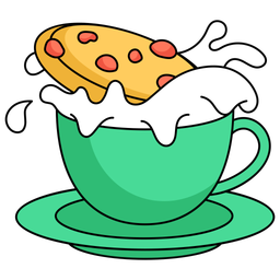 Cookie Dunk in Milk  Icon