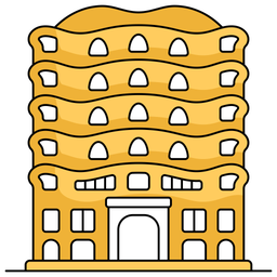 Casa mila  Ícone