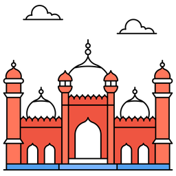 Badshahi-Moschee  Symbol