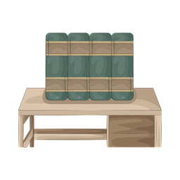 Book on desk  Icon