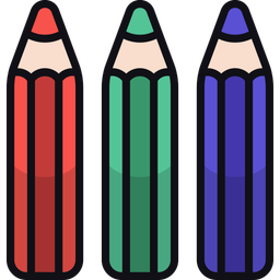 Coloring pencils  Icon