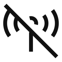 Mobilfunknetz offline  Symbol