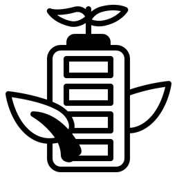 Öko-Batterie  Symbol