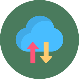 Cloud Data Transfer  Icon