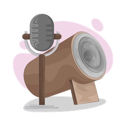 Microphone and speaker  Icon