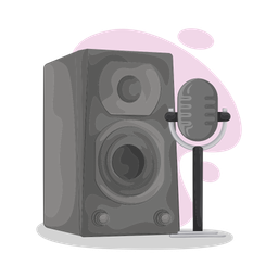 Microphone and speaker  Icon