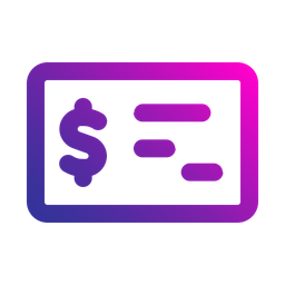 Cheque  Icon