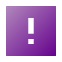 Alert Square  Icon