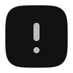 Alert Square  Icon