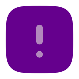 Alert Square  Icon