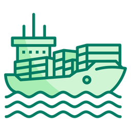 Ocean freight  Icon