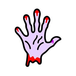 Bloody handprint  Icon