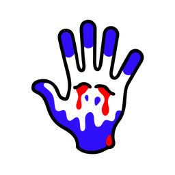 Bloody handprint  Icon