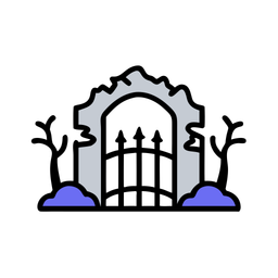 Cemetery gates  Icon