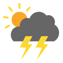 Cloudy Stormy Day  Icon