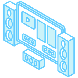 홈 시어터  아이콘