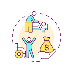 Rehabilitation expenses  Icon