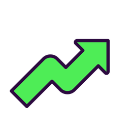 Growth arrow  Icon