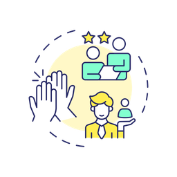 Customer collaboration  Icon