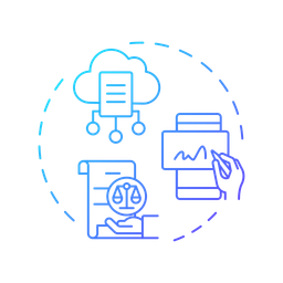 Electronic notarization  Icon