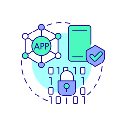 Mobile application security  Icon