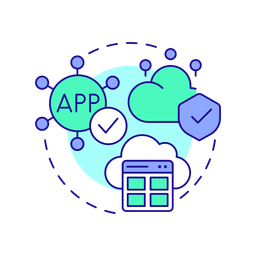 Cloud native security  Icon