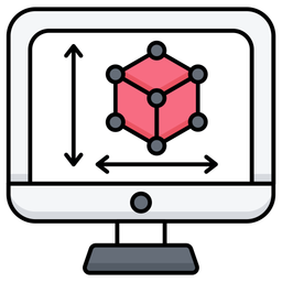 Modélisation 3D  Icône