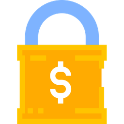 Dollar Lock  Icon