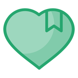 Heart Bookmark  Icon